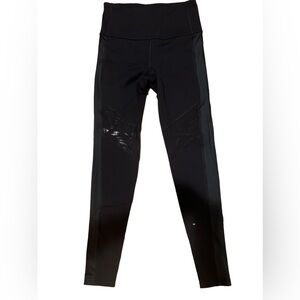 Lab Joy Premium high waist mesh leggings Black , Sz Sm